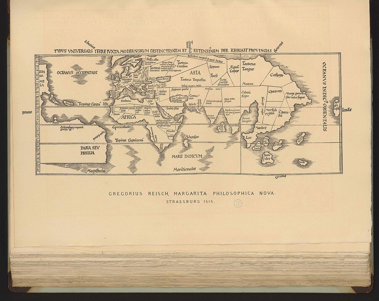 Antica mappa del mondo — Nordenskiöld 1889